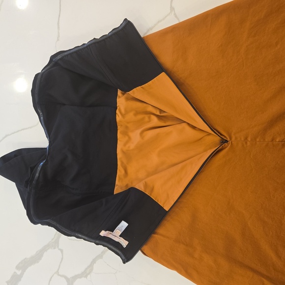 Anthropologie × Hutch Black Motif Bow Tie Strapless Ruffled Maxi Dress Size 16 - Picture 10 of 16